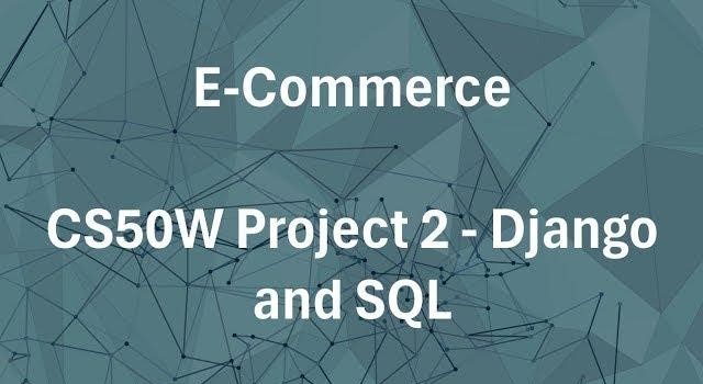 Commerce (Python-Django-CSS) -Harvard