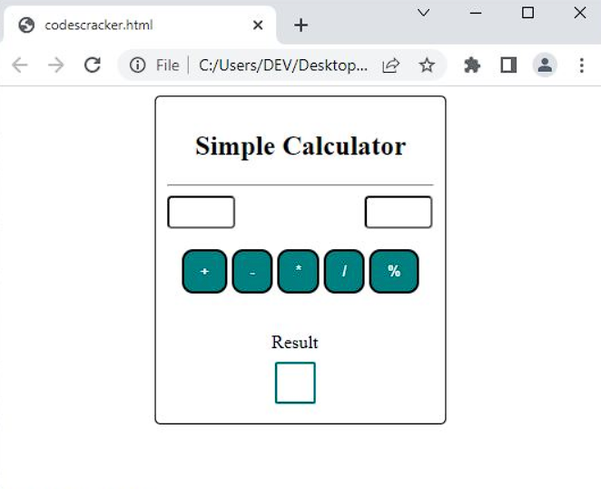 Simple Calculator (JS-SCSS) -Freelance